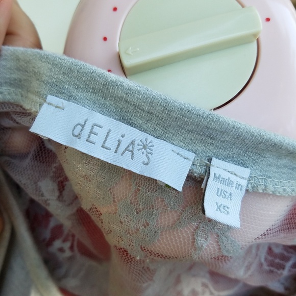 Delia's Sheer Back Sweatshirt - Picture 5 of 5